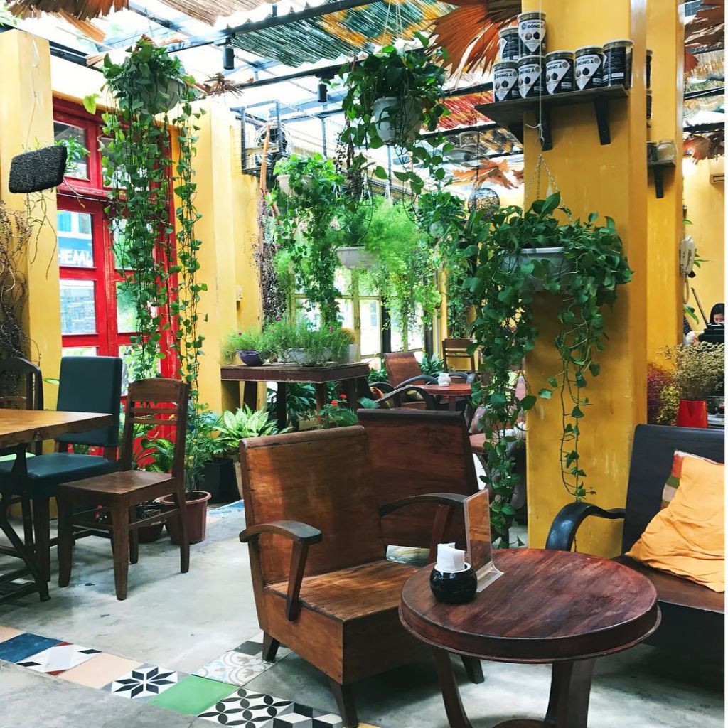 nội thất quán cafe